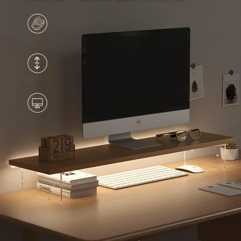 L Shaped Desk Setup - Computermonitor Lage tafel Kantoor Desktop Scherm