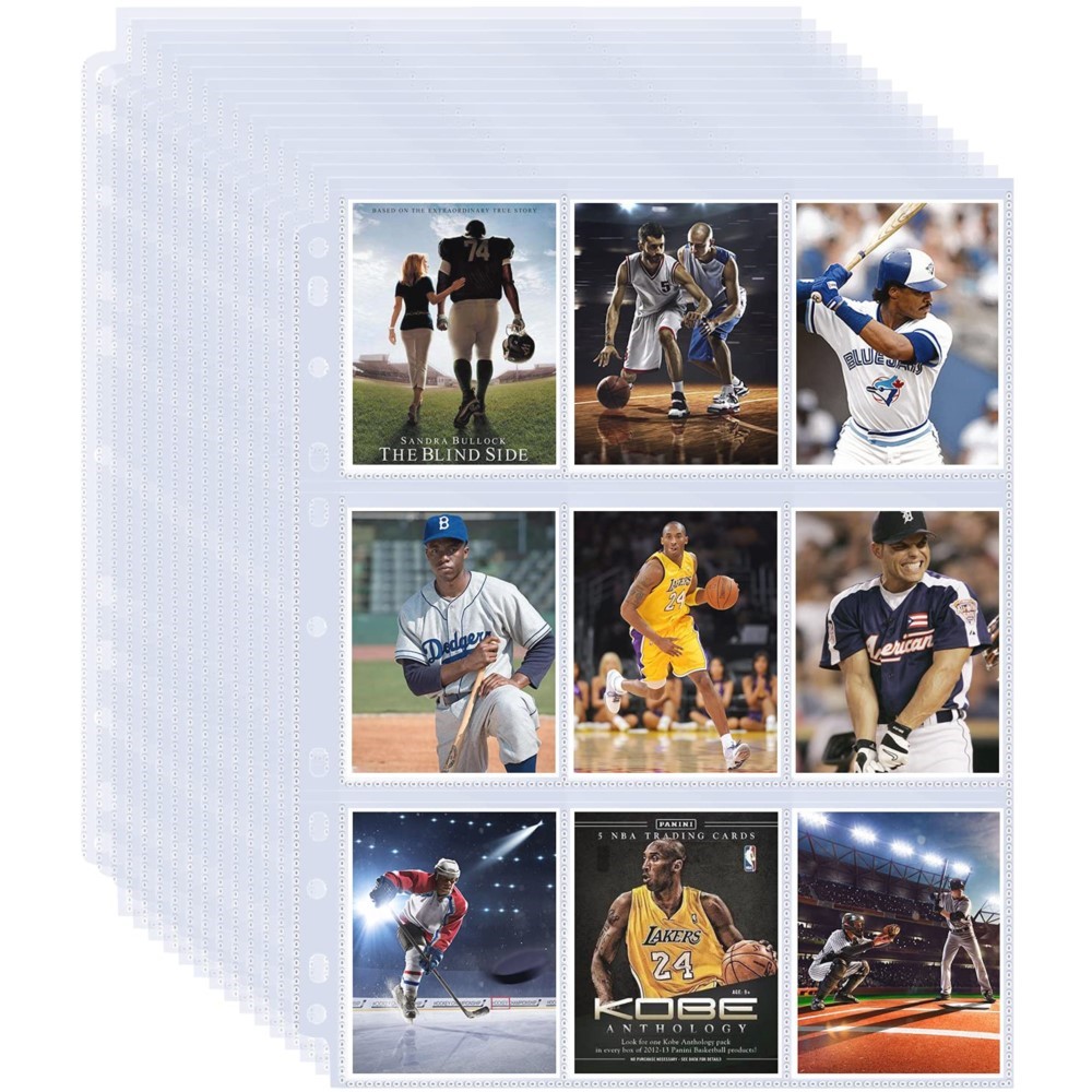 Ring Binder Box - 50 Vellen 9-Vakjes Enkelzijdige Trading Card