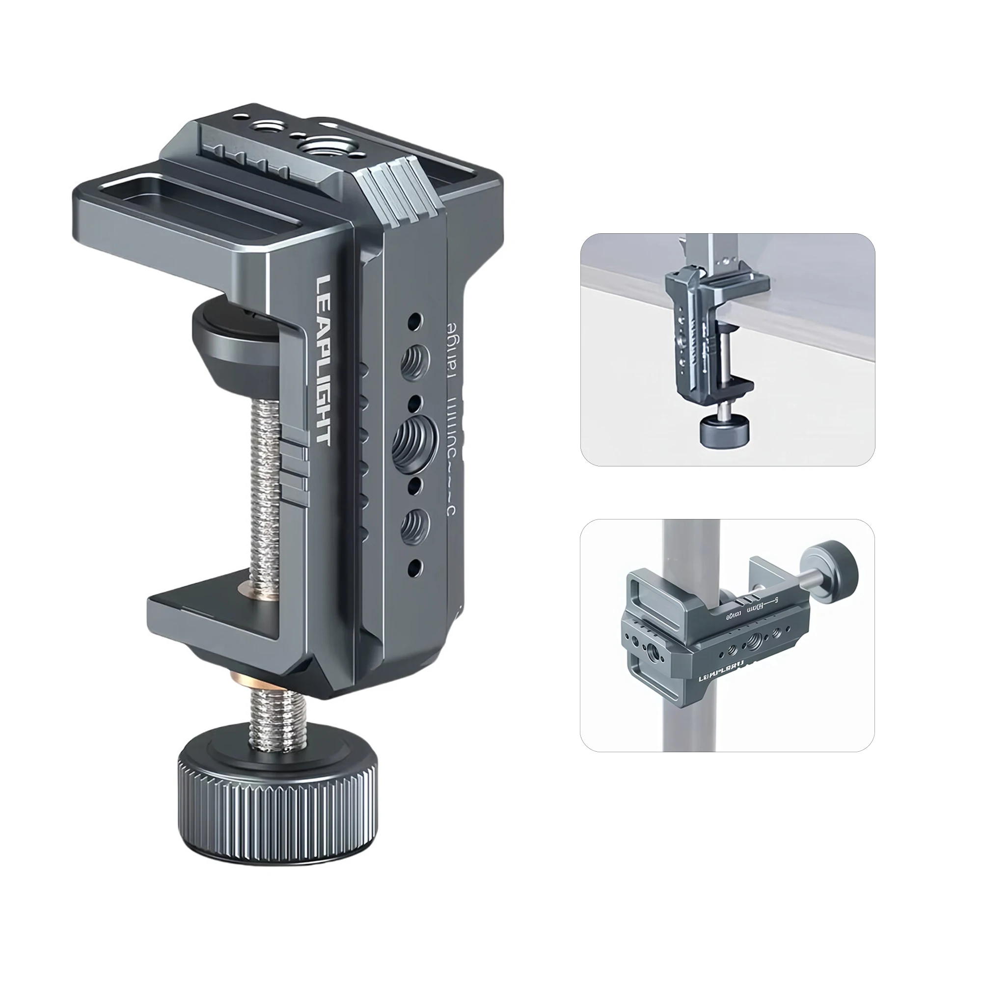 Monitor Arm Clamp - Lanxire Aluminium Tafel C-klem, Desktop Camera
