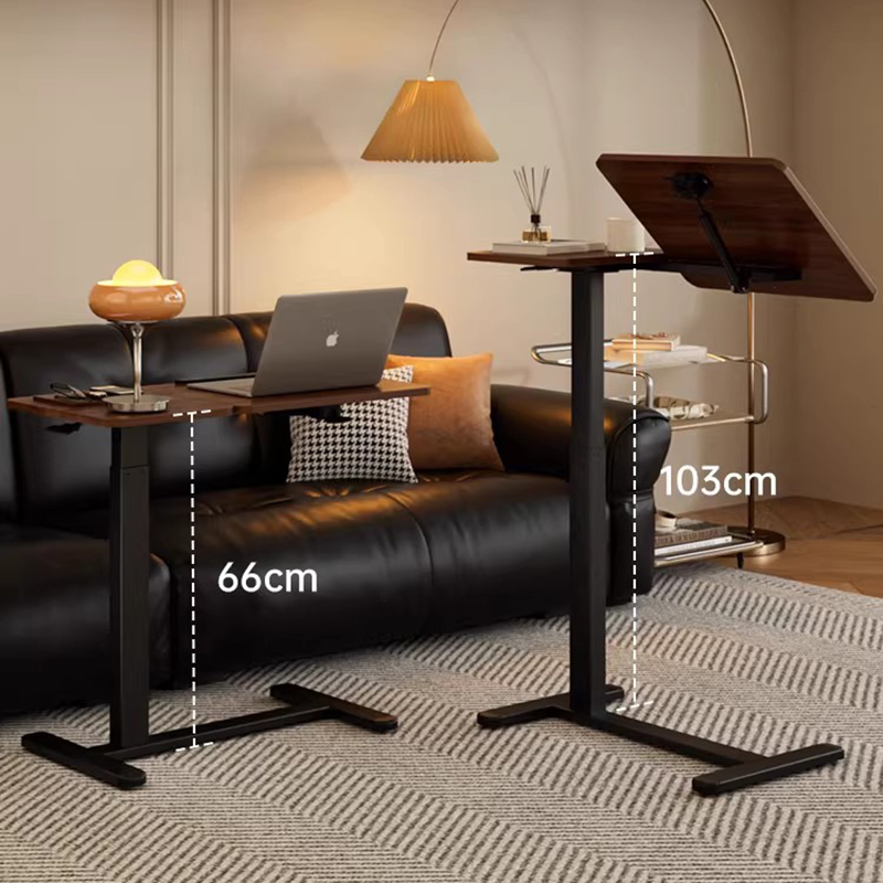 L Shaped Desk Setup - Laptoptafel in bed Bureautafel Studiebureaus voor