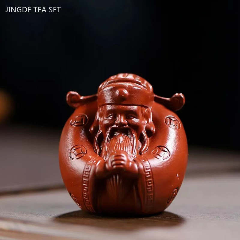 Desk Setup Equipment - Yixing Paarse Klei Thee Huisdier Kleine