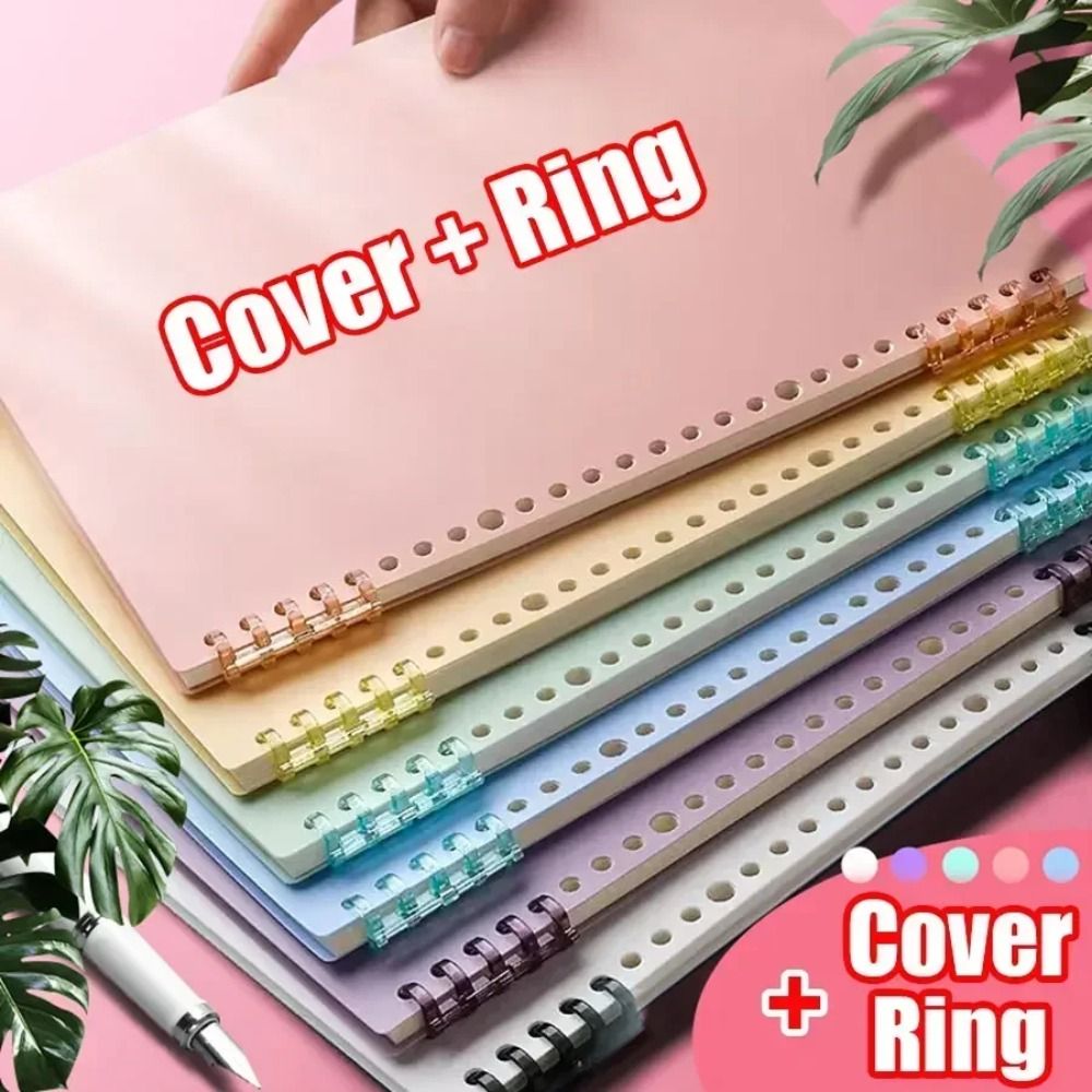 Ring Binder Box - 4 stuks PP losbladige boekomslag A4