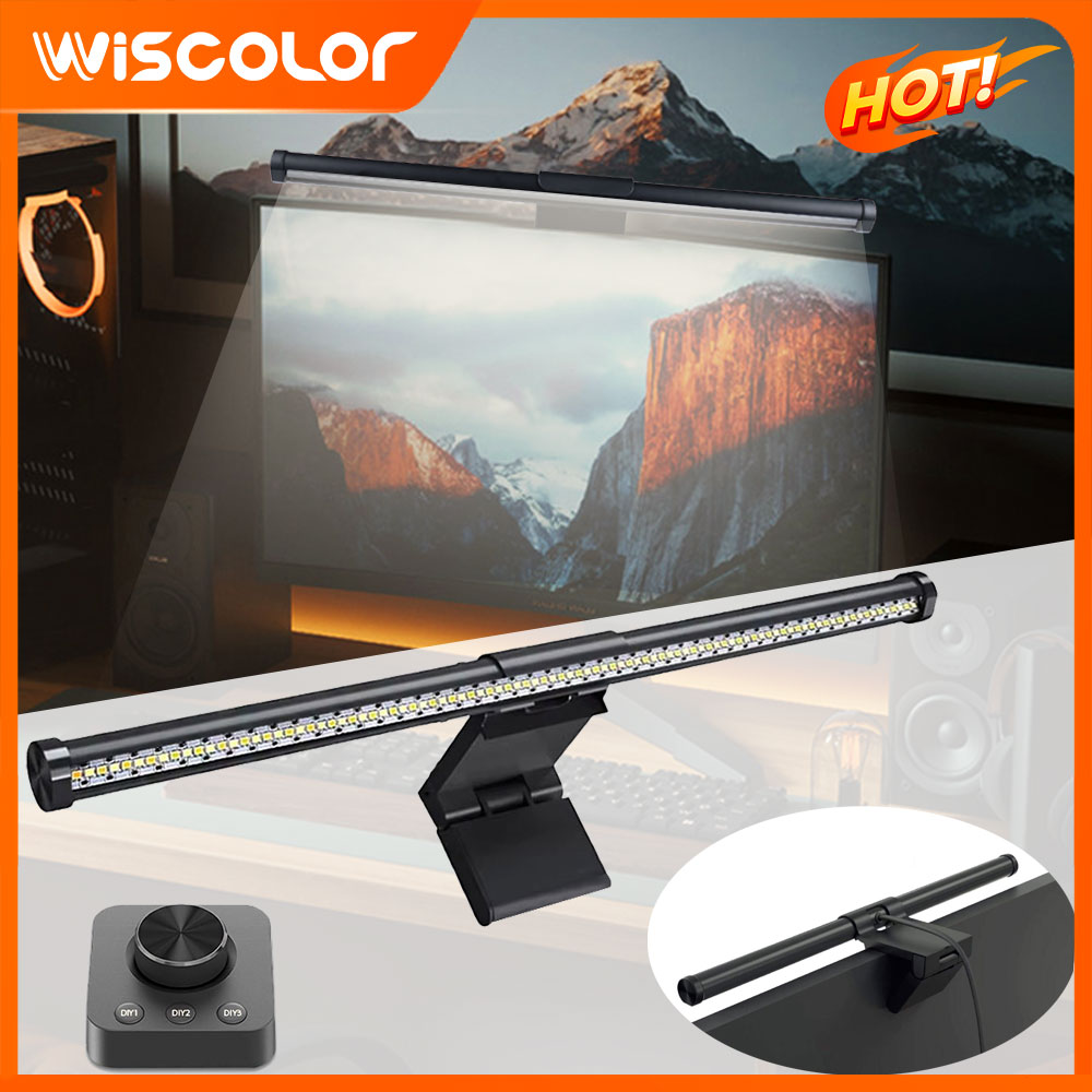 Setup Desk Monitor - Dimbare lichtbalk voor monitordecoratie, led-verlichting met