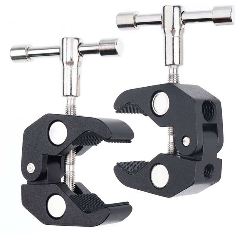 Monitor Arm Clamp - Super Clamp Crab Clip voor verstelbare