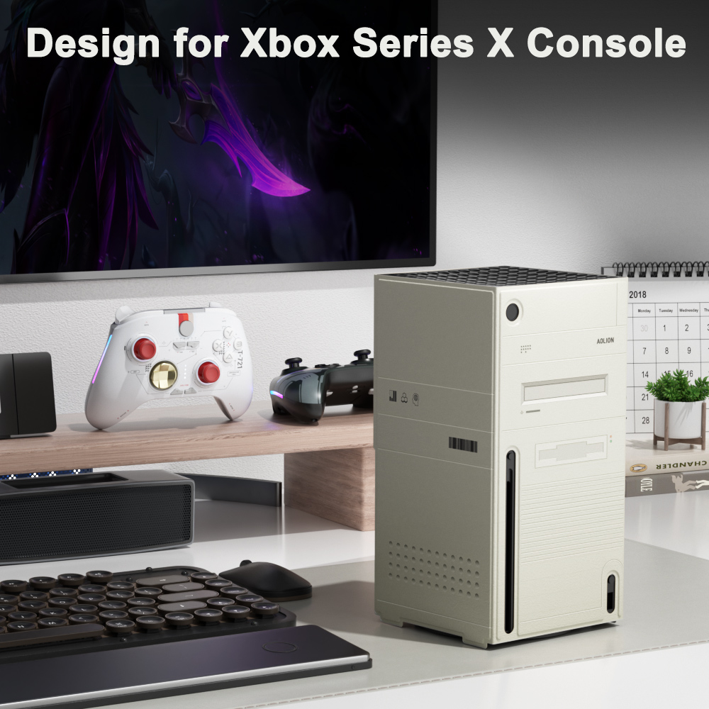 Desk Setup Xbox - AOLION Voor Xbox Console Beschermhoes Krasbestendig