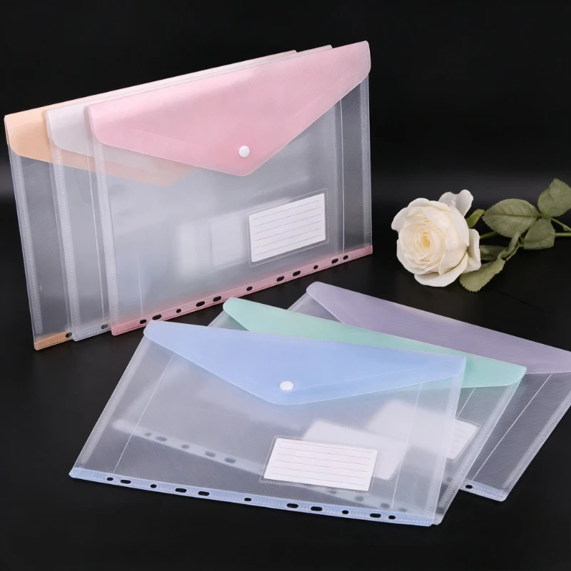 Ring Binder Box - 6 Uitbreidbare ringbandzakken - 11A-gat, voor