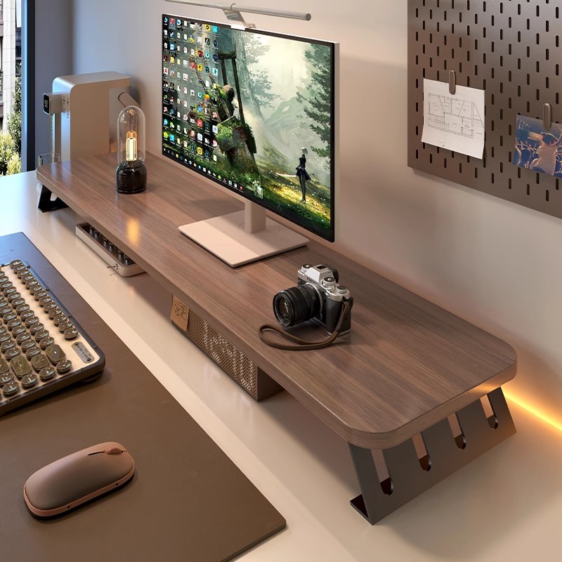 Monitor Riser Wood - Monitor Hoogte Verhoging Stand Laptop Verhoogde