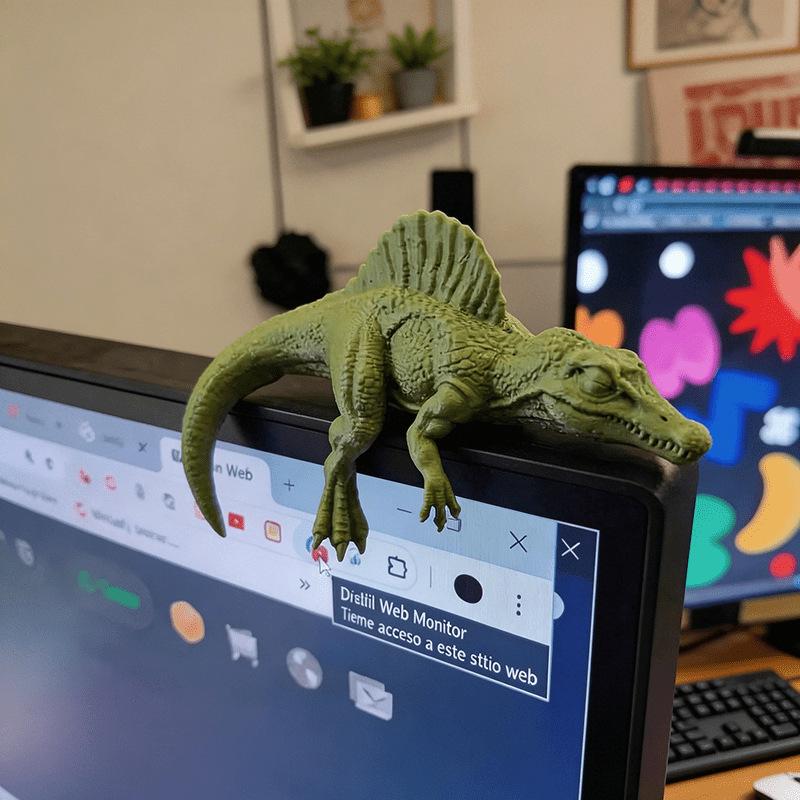 Slaapende Tyrannosaurus Rex Mo - Setup Desk Monitor recensie en prijs