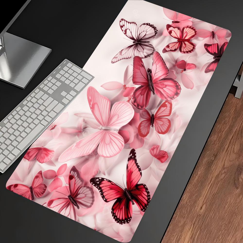 Waterverf roze vlinder grote g - Desk Setup Pink recensie en prijs