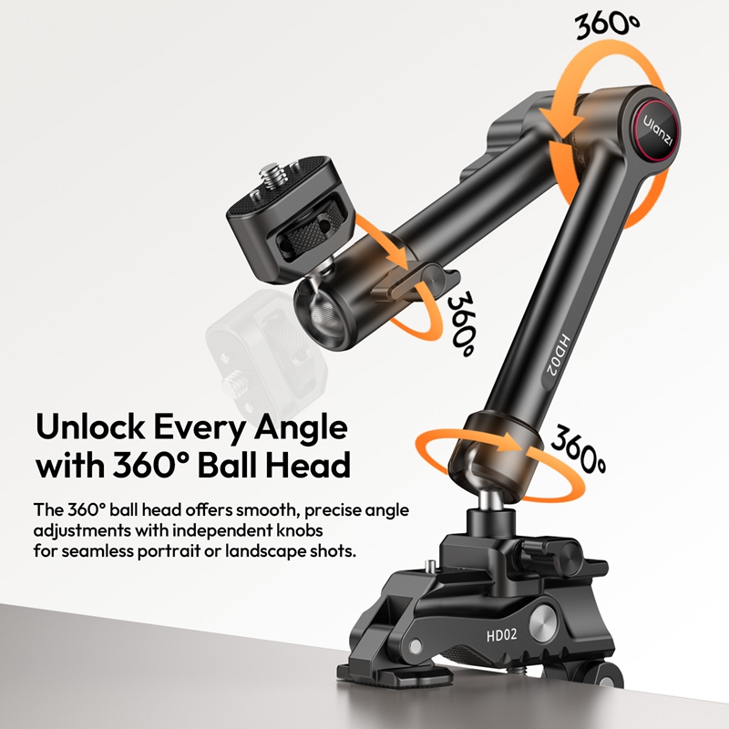 Ulanzi 10 inch Magic Arm Kit H - Monitor Arm Clamp recensie en prijs