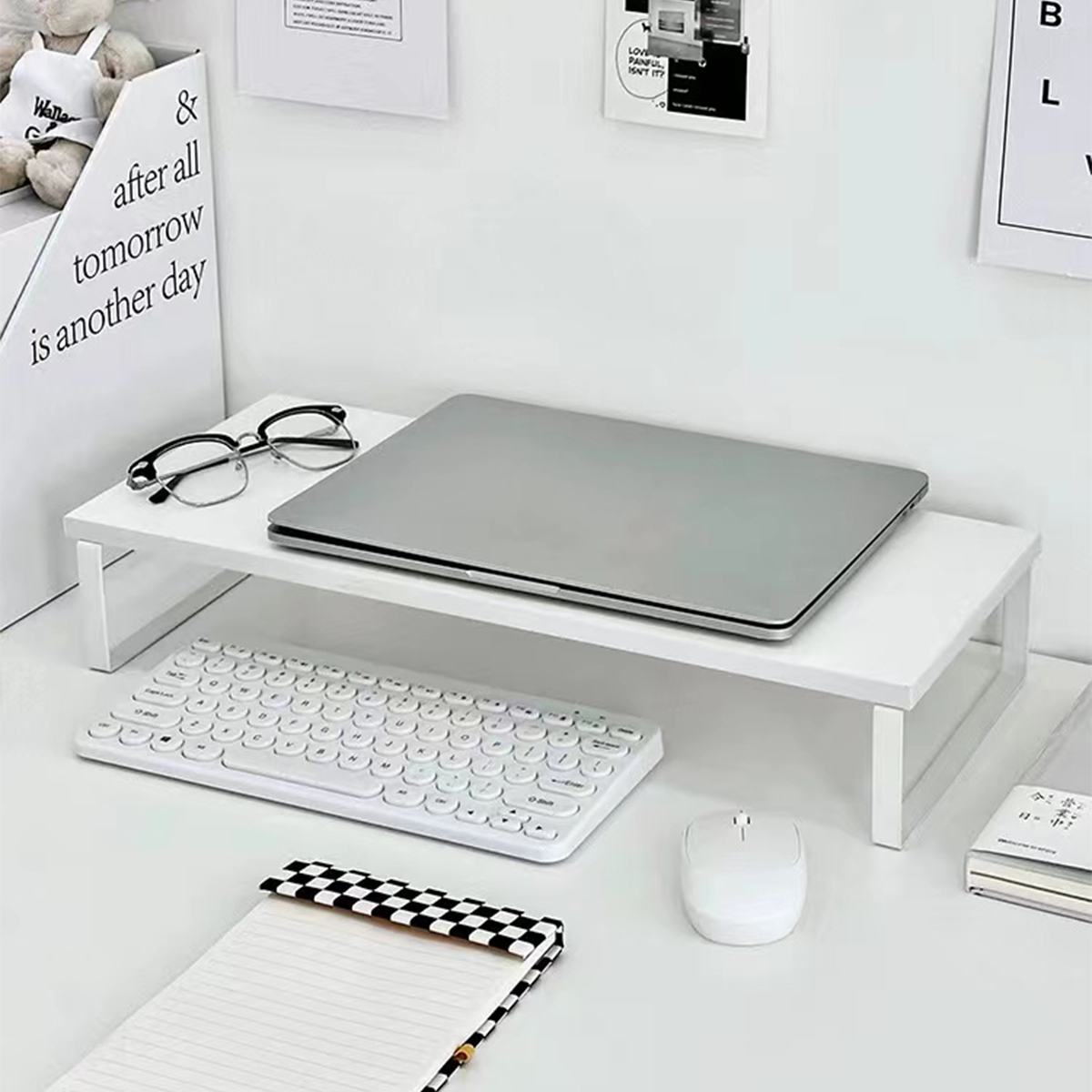Houten monitorstandaard, multi - Monitor Riser Wood recensie en prijs