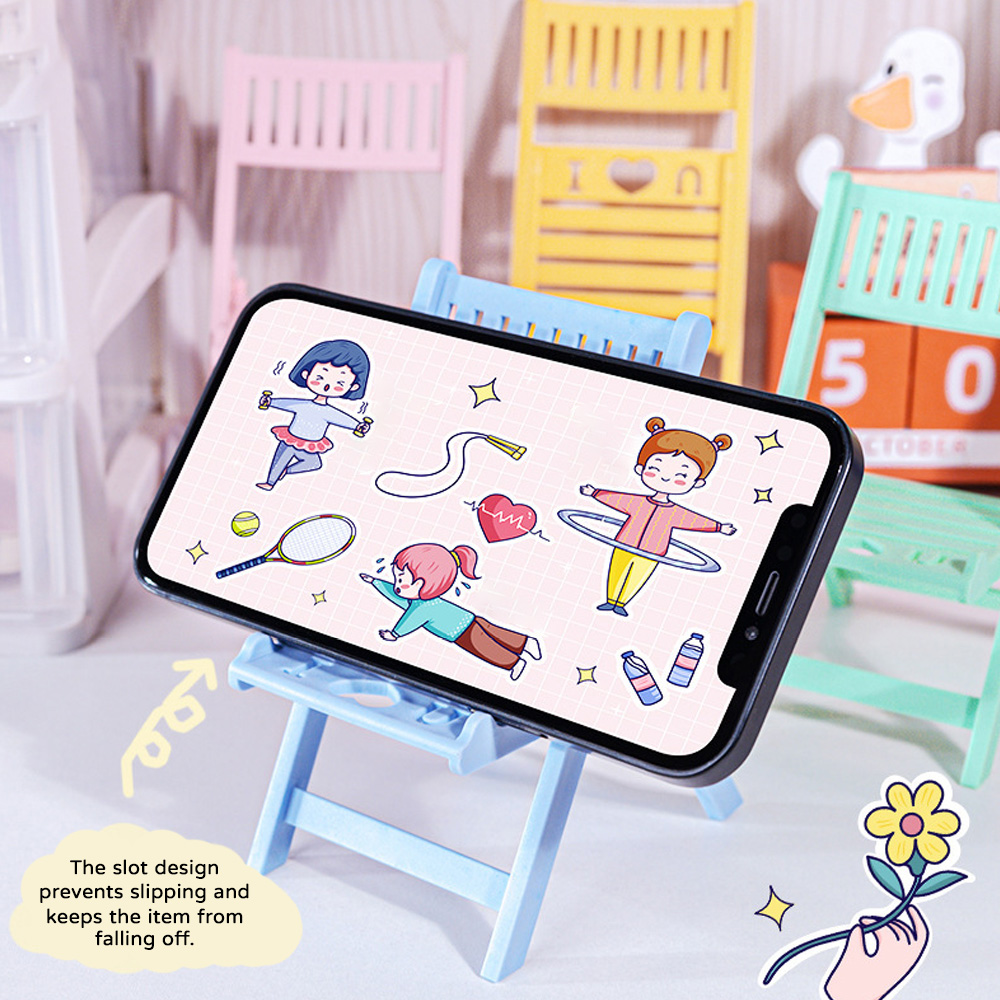 Mini opvouwbare stoel Telefoon - Desk Setup Dorm recensie en prijs