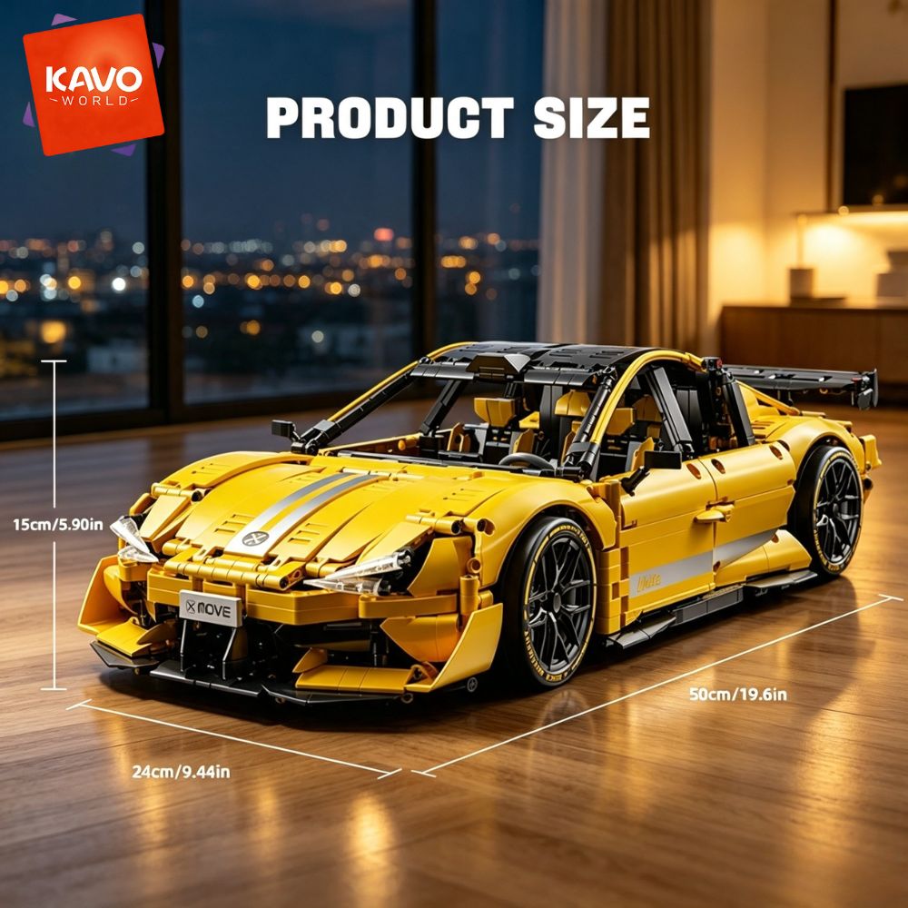 KAVOWORLD 2143-delige gele 1:1 - Yellow Desk Setup recensie en prijs