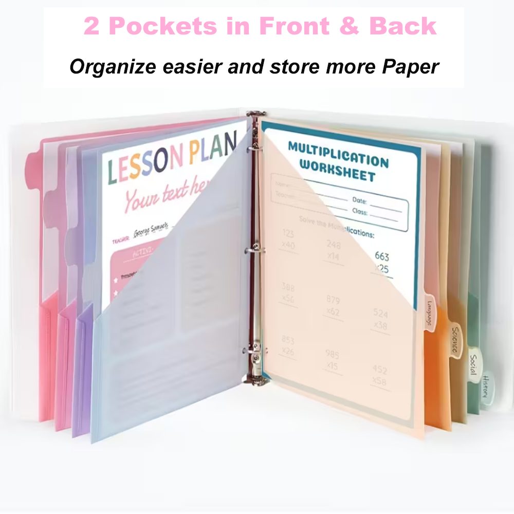 8 stuks verdelers voor 3-ringb - Ring Binder Box recensie en prijs