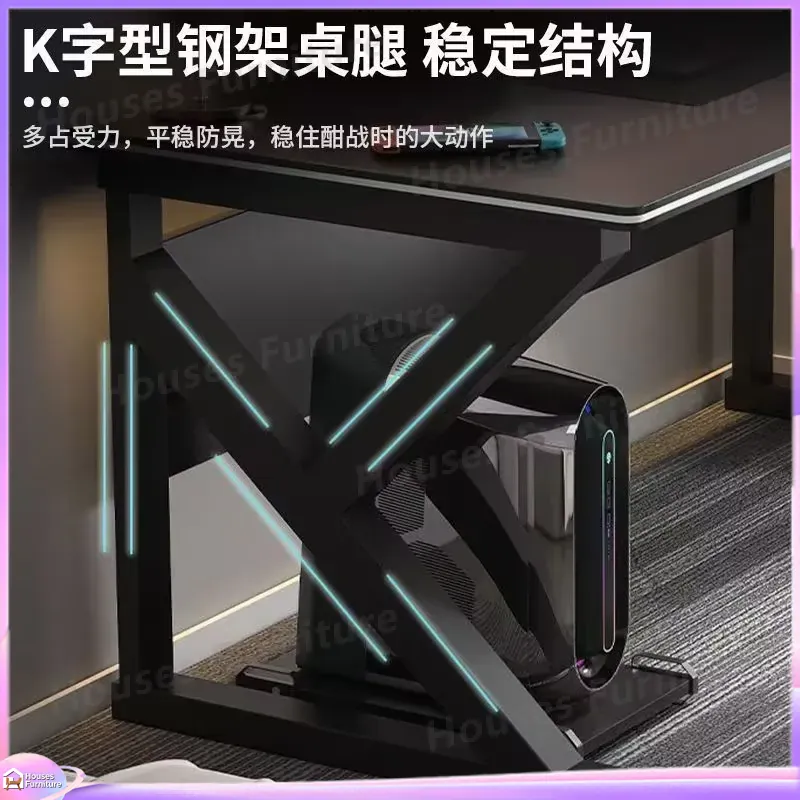Cafe Metal Gaming Desk Zwarte  - L Shaped Desk Setup recensie en prijs