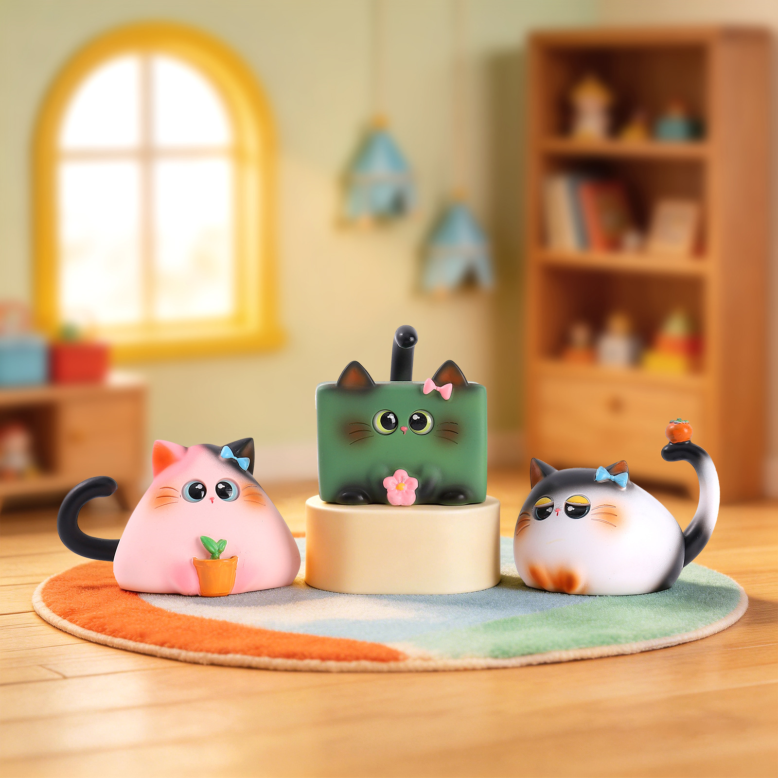 Blind Box Kat Beeldje Hars Cre - Desk Setup Equipment recensie en prijs