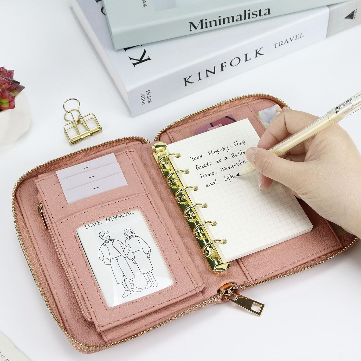 A7 lederen budgetbinder gelden - Ring Binder Box recensie en prijs
