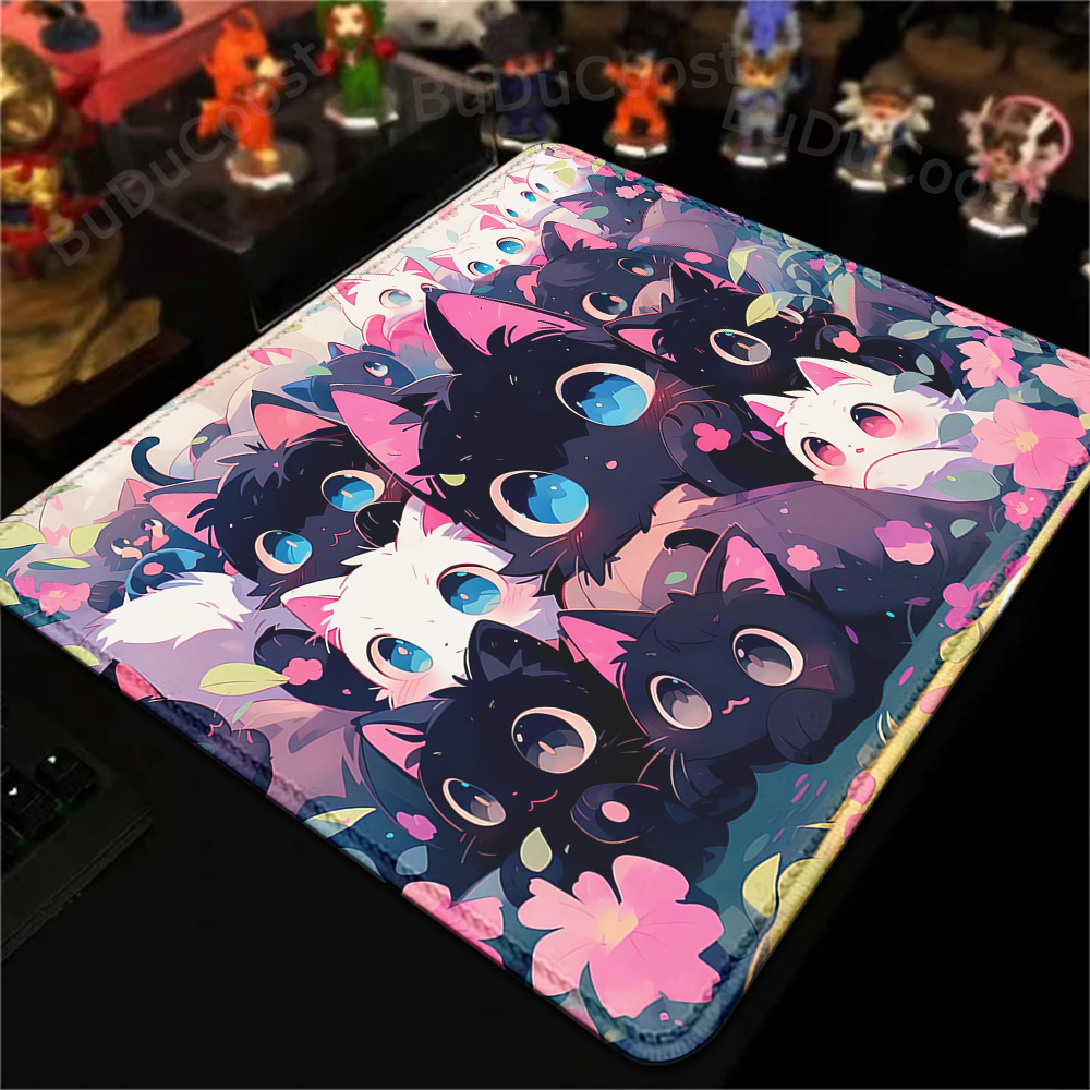 18x22cm Klein tapijt Zwarte ka - Desk Setup Pink recensie en prijs