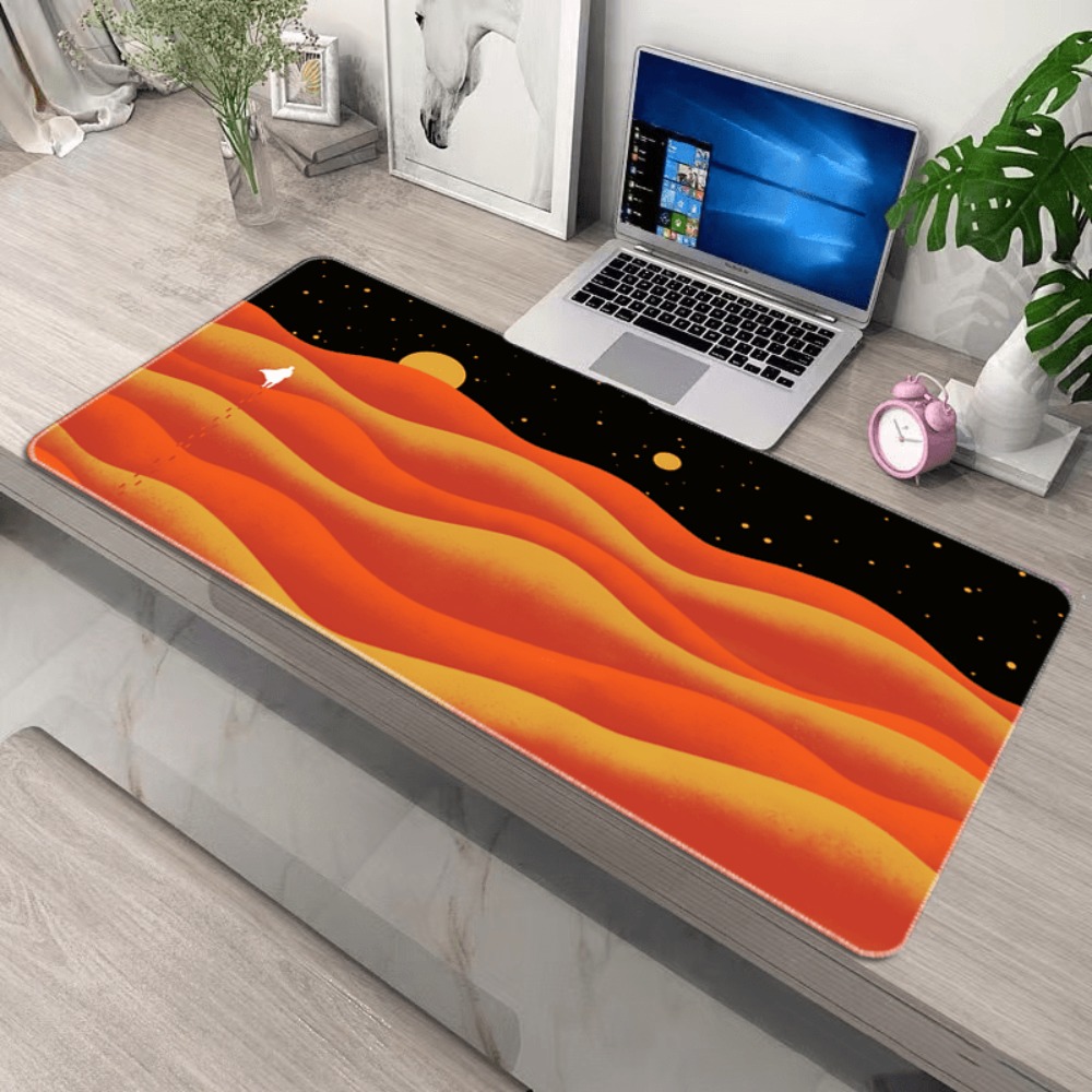 Antislip gaming-muismat, met n - Yellow Desk Setup recensie en prijs