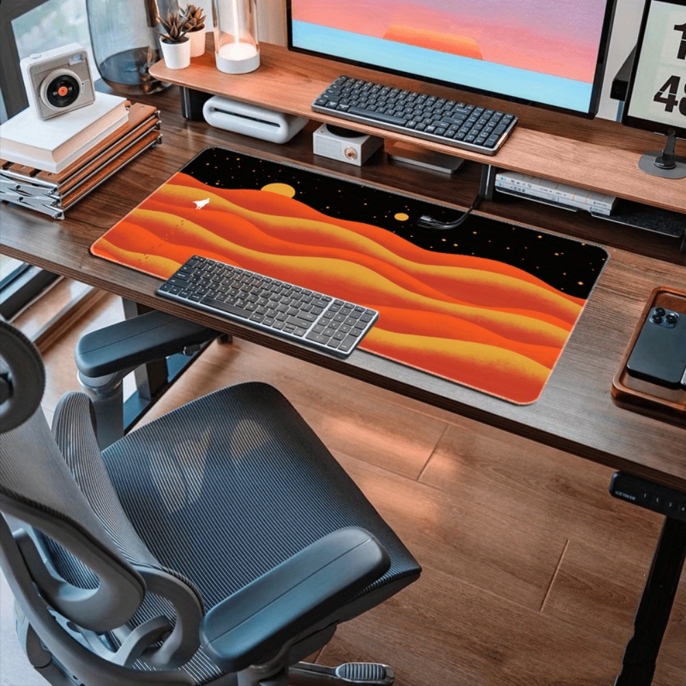Antislip gaming-muismat, met n - Yellow Desk Setup recensie en prijs