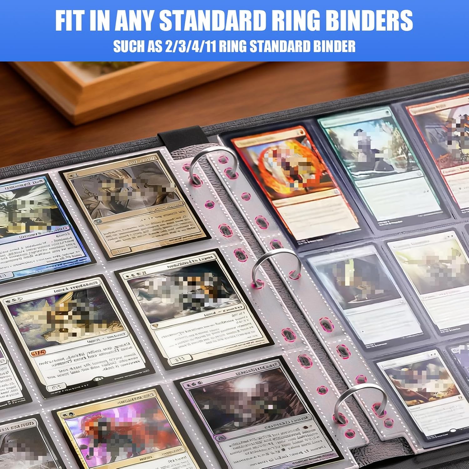 65-pack 9-vakjes kaarthouders  - Ring Binder Box recensie en prijs