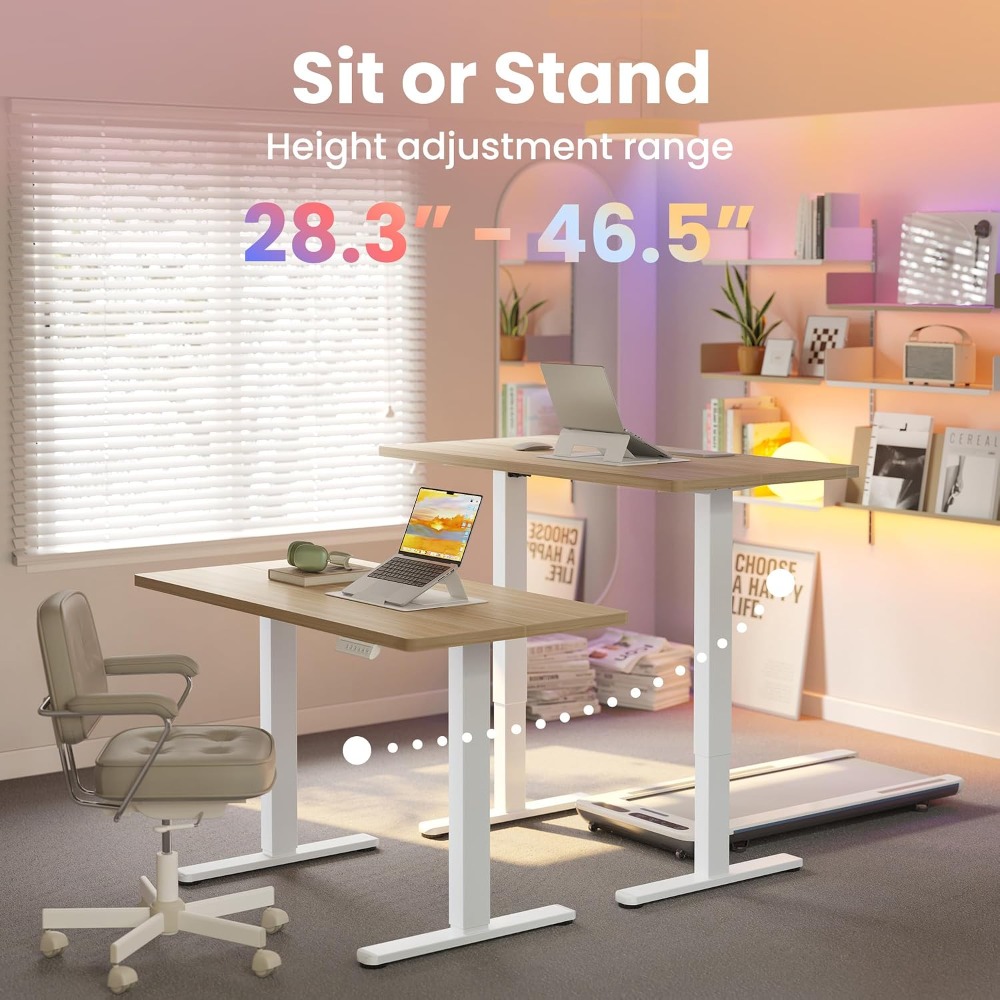 Klein elektrisch sta-bureau, i - L Shaped Desk Setup recensie en prijs