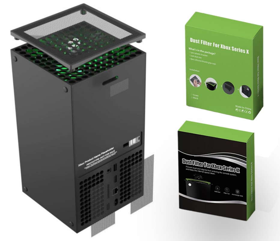 Stoffilter voor Xbox Series X  - Desk Setup Xbox recensie en prijs