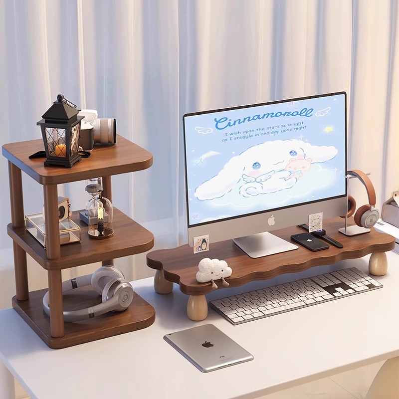Verstelbare monitorstandaard v - Monitor Riser Wood recensie en prijs