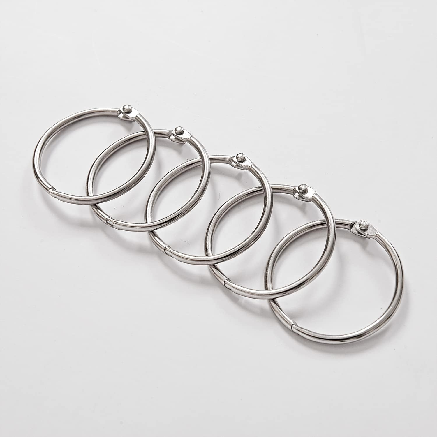 24-pack douchegordijnringen, r - Ring Binder Box recensie en prijs