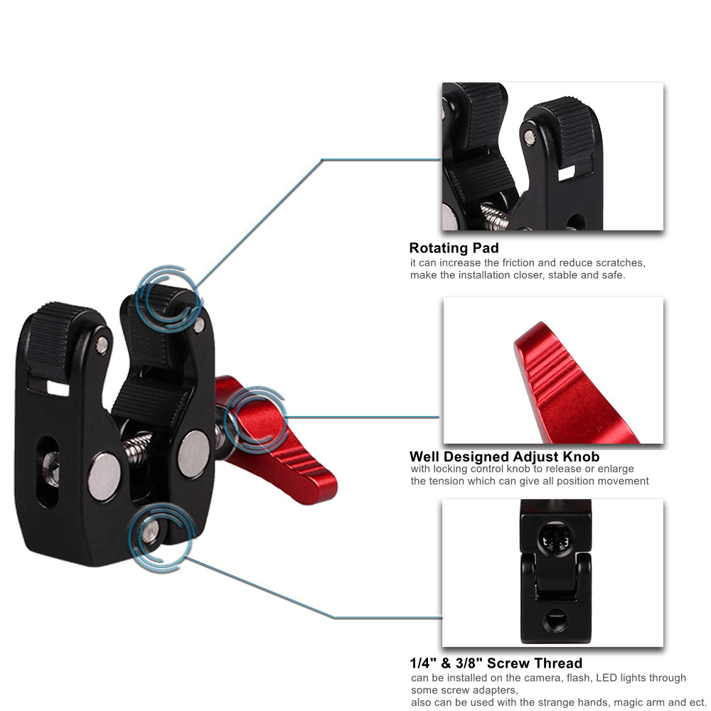 Metalen multifunctionele kogel - Monitor Arm Clamp recensie en prijs