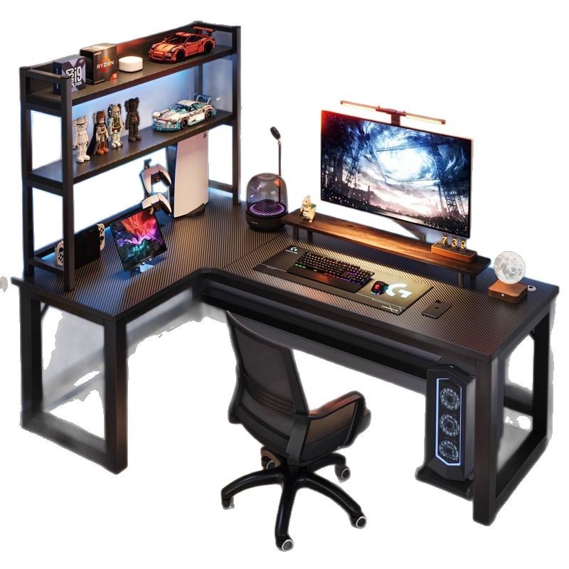 Computerbureau Hoektafel voor  - L Shaped Desk Setup recensie en prijs
