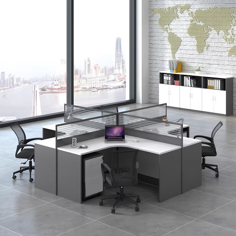 Witte bureauhoekopstelling voo - L Shaped Desk Setup recensie en prijs