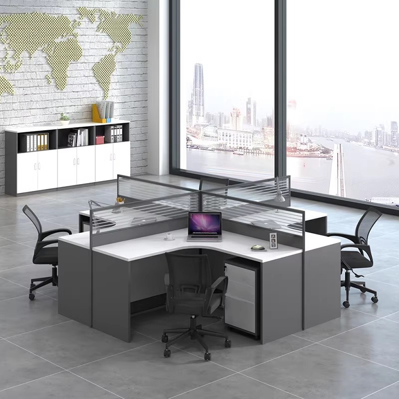 Witte bureauhoekopstelling voo - L Shaped Desk Setup recensie en prijs
