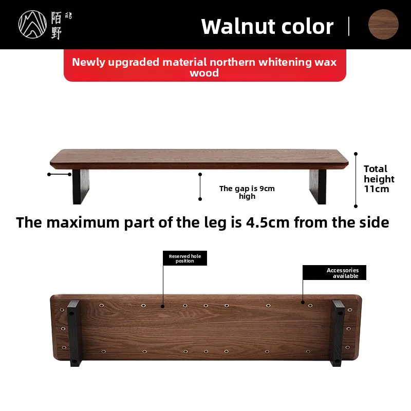 Massief Houten Monitor Riser S - Setup Desk Monitor recensie en prijs