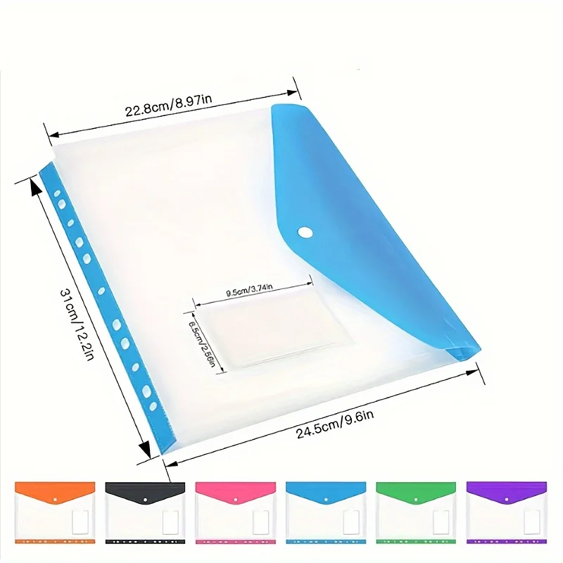 Kleurrijke plastic bestandsmap - Ring Binder Box recensie en prijs