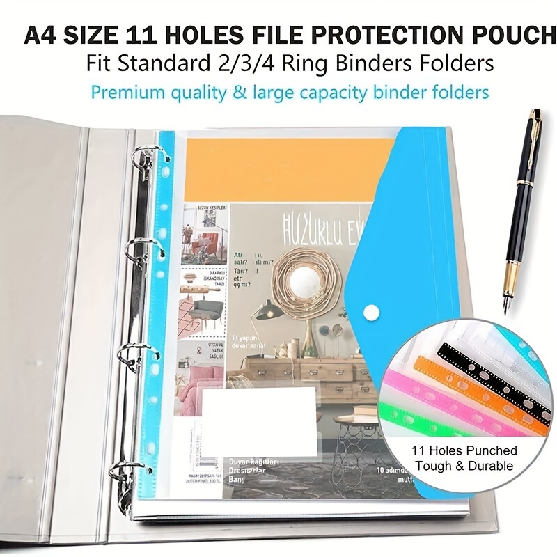 Kleurrijke plastic bestandsmap - Ring Binder Box recensie en prijs