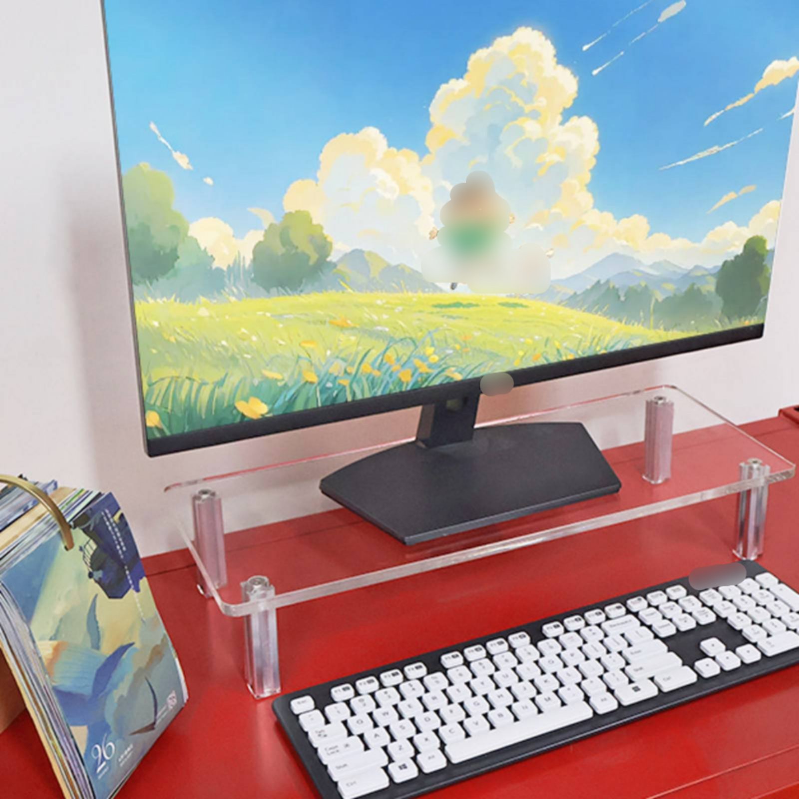 Acryl monitorstandaard, makkel - Setup Desk Monitor recensie en prijs