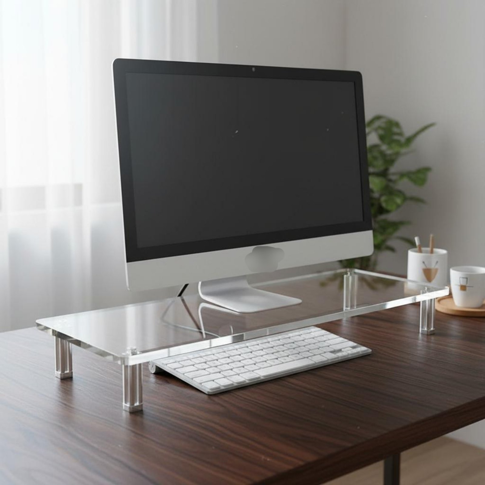 Acryl monitorstandaard, makkel - Setup Desk Monitor recensie en prijs