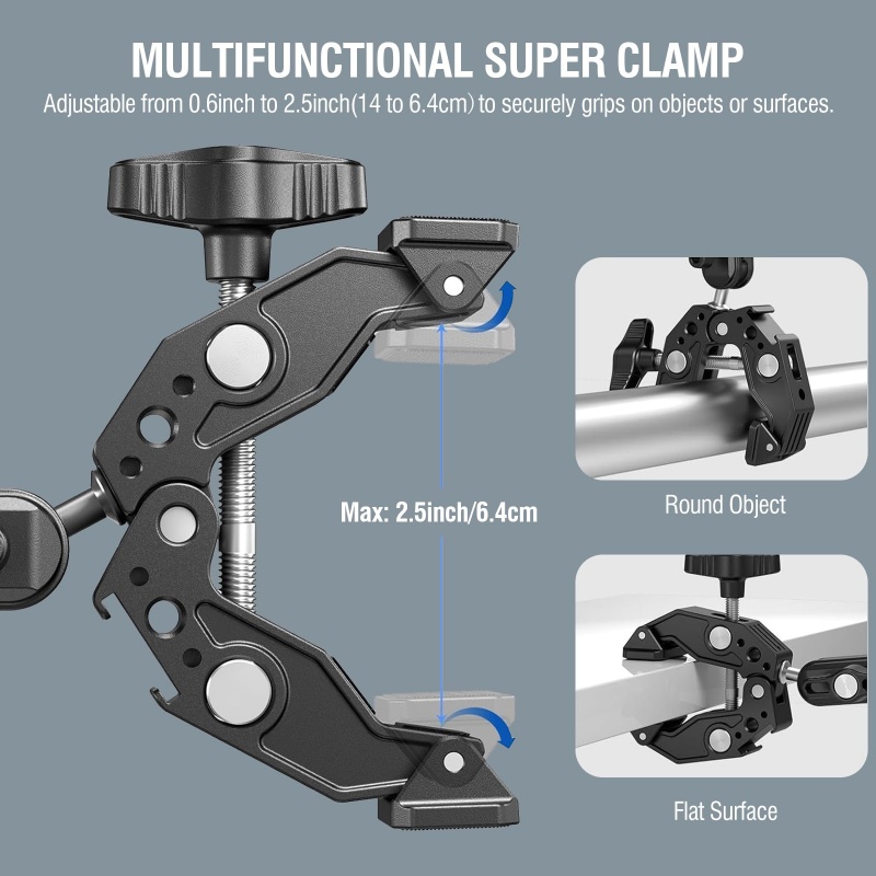 Universele aluminium superklem - Monitor Arm Clamp recensie en prijs