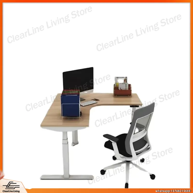 L-vormig elektrisch in hoogte  - L Shaped Desk Setup recensie en prijs