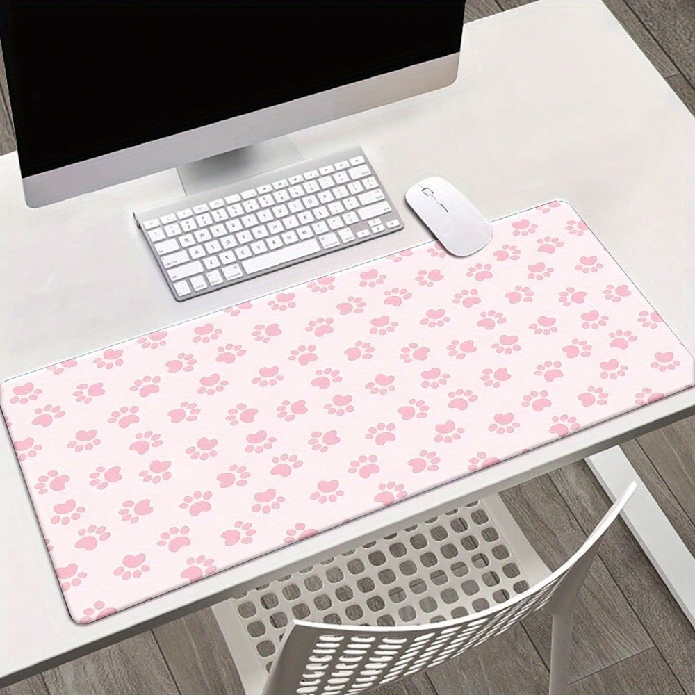 Roze potenprint bureauonderleg - Desk Setup Pink recensie en prijs