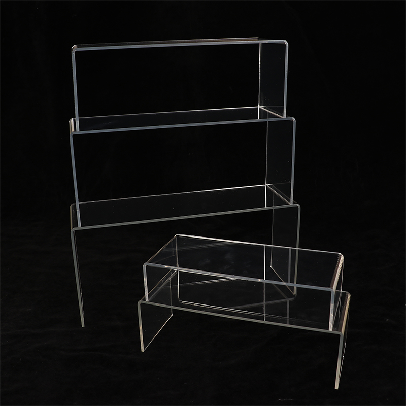 U-vormige helder acryl display - Monitor Riser Wood recensie en prijs