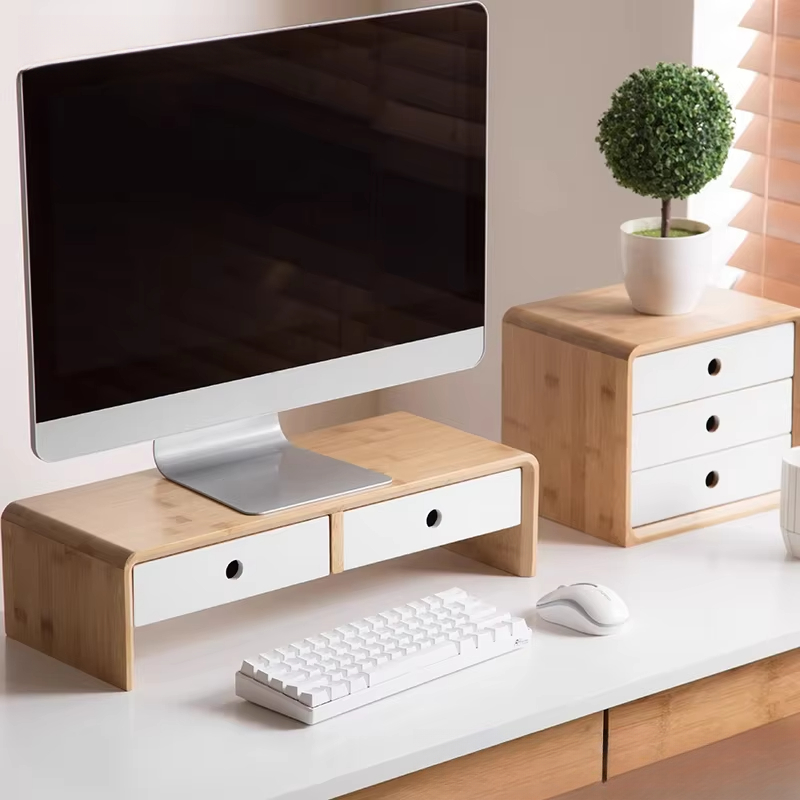 Bamboe laptopmonitorverhoger M - Setup Desk Monitor recensie en prijs