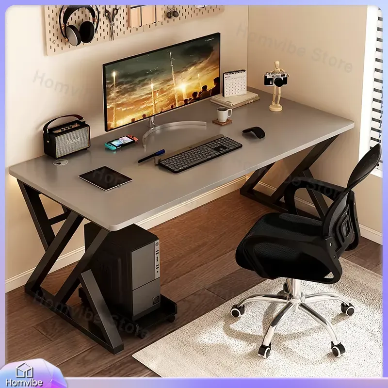 Modern houten computerbureau v - L Shaped Desk Setup recensie en prijs