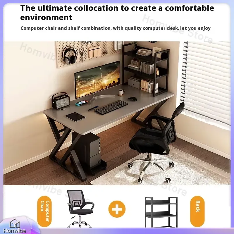 Modern houten computerbureau v - L Shaped Desk Setup recensie en prijs