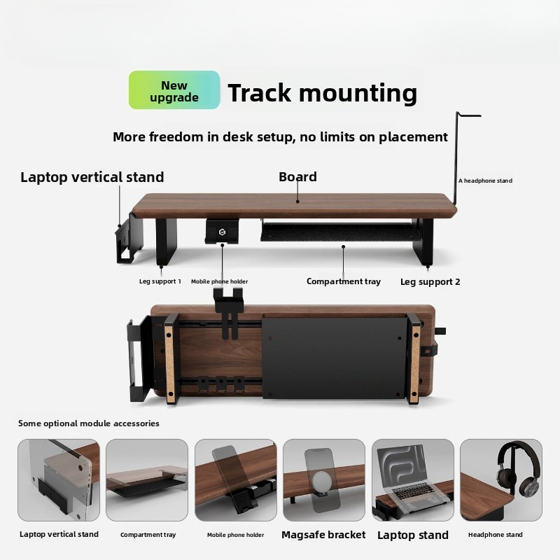 Hete Aanbieding! Walnoot Monit - Monitor Riser Wood recensie en prijs