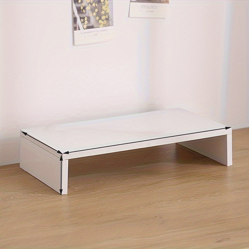 Ruime houten monitorstandaard, - Monitor Riser Wood recensie en prijs