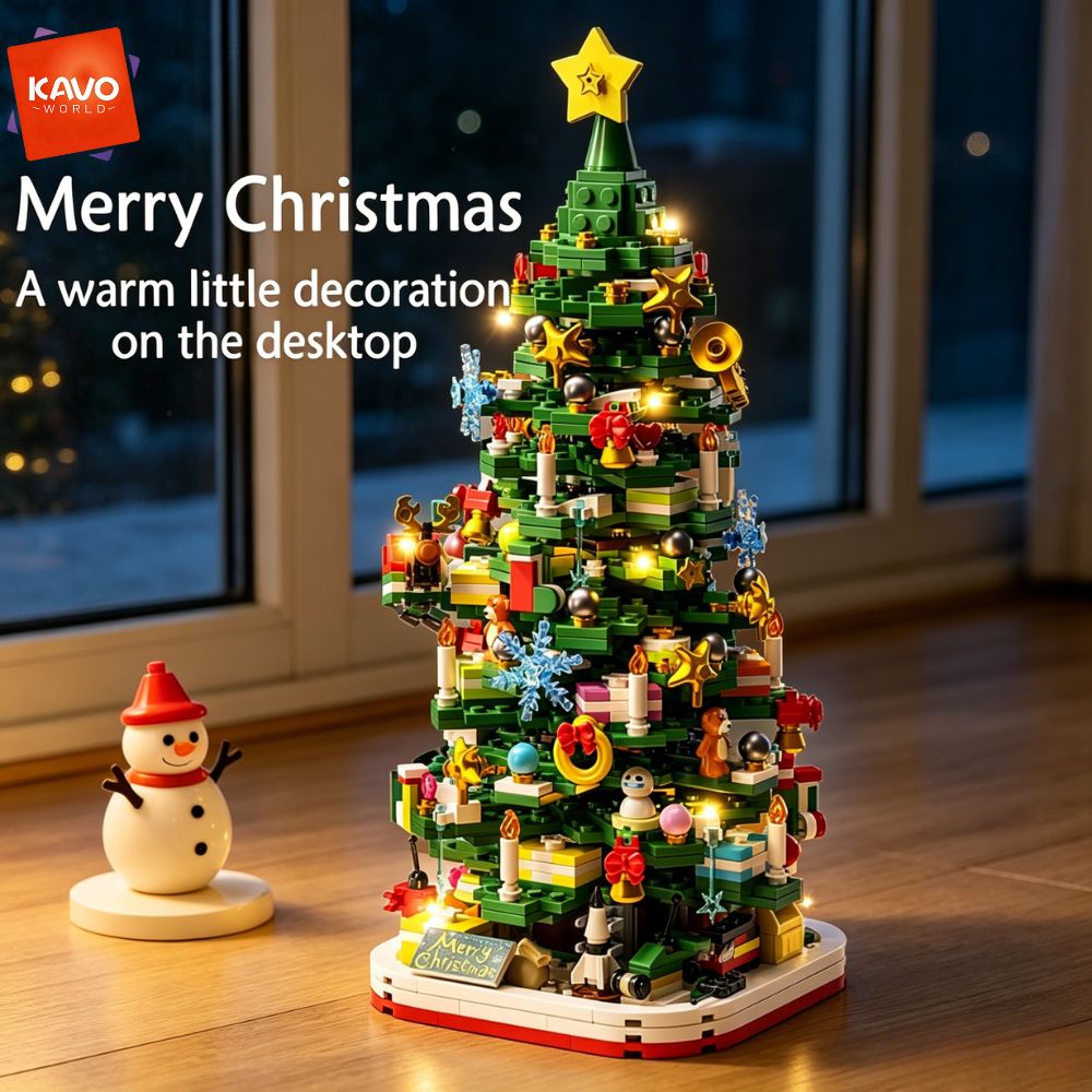 KAVOWORLD 1024-delige Kerstboo - Desk Setup Build recensie en prijs