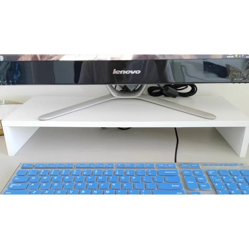 Multifunctionele monitorstanda - Monitor Riser Wood recensie en prijs