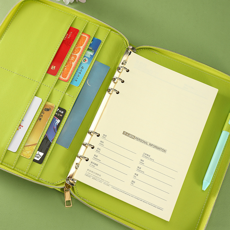 Nieuwe A5 A6 glanzende binder  - Ring Binder Box recensie en prijs